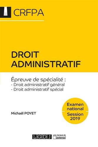 Télécharger Droit administratif - CRFPA - Examen national Session 2019 PDF Ebook En Ligne