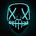 Produktbild Imooch Halloween LED Masken Erwachsene für Party Kostüm, Weihnachten, Cosplay Grimace Festival Party Show (hellblau)