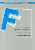 Image de Physik der Polymere: Vorlesungsmanuskripte des 22. IFF-Ferienkurses vom 25.2.-8.3.1991