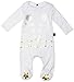 Rockabye-Baby Elvis Gold Foil Sleepsuit (White, 0-3 Months)