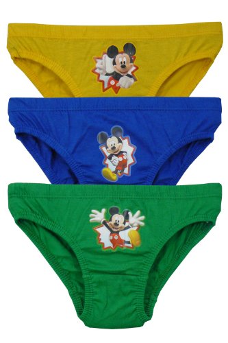 Disney Mickey Mouse 3 Pack Boys Pants / Briefs - 3-4 Years