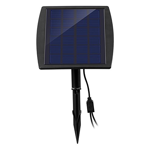 Liqoo® LED Solarleuchte Mini Solarlampe mit 2er Spotlight Solarbeleuchtung Gartenleuchte Wasserdicht IP65 für Outdoor Flur LED Solarstrahler - 9
