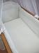 10 Piece Nursery Crib Bedding Sets 90x40cm Fits Rocking / Swinging Cradle (Bear Moon White)