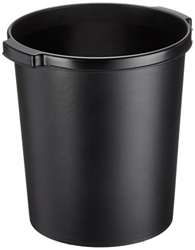 Jalema 2292860900 Corbeille à papier 15 litres Noir