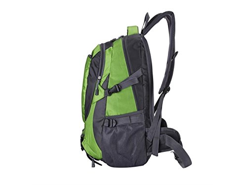 HBNGVF Einfach Männer Frauen Sport Outdoor Große Kapazität Klettern Rucksack Wandern Reisetasche (Rot)