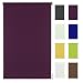 Produktbild Seitenzug-Rollo Ohne Bohren Easy-Fix Klemmfix (60 x 150 cm, violettblau)
