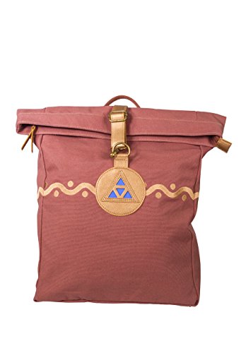 Musterbrand Zelda Rucksack Triforce Roll-Top Daypack Wasserabweisend Unisex Braun ONE