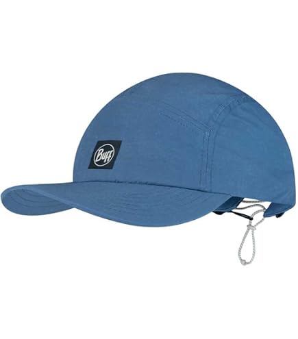 Buff Casquette Domus Light Grey - 5 Panneaux, Polyester Respirant, UPF 50+, Unisexe, Pour Sport Et Loisirs