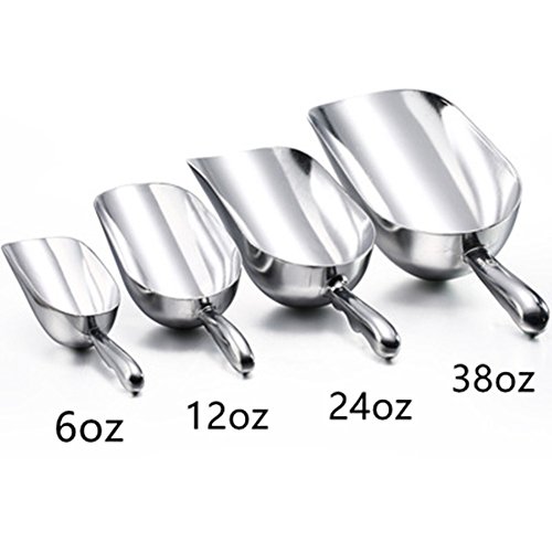 2 Stück 6oz Eis Schaufel Süßigkeiten Tierfutter Schaufeln Für Party Hochzeit Bar Buffet - 7