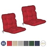 auflager betonsturz FÜR HOCHLEHNER GARTENSTÜHLE - Die besonders weiche, ca. 8cm starken Polsterung, sorgt für idealen Sitzkomfort. Passend für die meisten hochlehner Gartenstühle. Die angegebenen Maße entsprechen der Stoffgröße von Naht zu Naht gemessen.