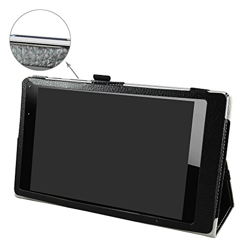 Odys Winpad X9 hülle,Mama Mouth Folding Ständer Hülle Case mit Standfunktion für 8.9″ Odys Winpad X9 / Wintab Ares 9 / Cosmo Win X9 Windows 10 Tablet,Schwarz - 2