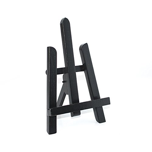 Tisch-Staffelei, Buchenholz, 270 mm, verschiedene Farben, schwarz, 28 cm - 4