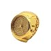 Hot Sale! AMA(TM) Men Women Dial Quartz Analog Watch Bling Bling Elastic Finger Ring Watch Gifts (Gold) RS.1349.00