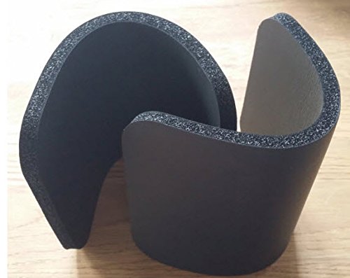 Gravity Boots mit Sicherheitsverschluss Universalgröße 1 Paar mit 2 extra Neopren Schonern Hängeschuhe Bauchtraining Bauchtrainer - 5