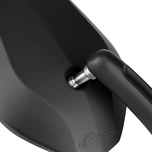 Lenkerendenspiegel Motorrad Spiegel E-geprüft Seitenspiegel Rückspiegel Kompatibel mit Sportster XL 883 Softail Dyna 1200 - 4