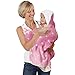 Cuddledry Original Baby Apron Bath Towel with Polka Dot (White/ Pink)