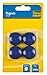 Produktbild Idena 377030 - Magnete, 4 Stück, Durchmesser 30 mm, rund, Stärke 11 mm, blau