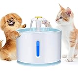 ✿【3 Diseños de Flujo Diferentes】 3 configuraciones de flujo de agua diferentes, adecuado para bebedores exigentes; cascada de flores, burbuja de flores y fuente suave, cada modo satisface las necesidades de varias mascotas. ¡La corriente de caída libre y el color brillante atraen a las mascotas a beber más agua!