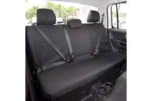 UK CUSTOM COVERS CUSTOM DESIGNS FOR ULTIMATE PROTECTION UK Custom Covers SC128B Tailored Heavy Duty Waterproof Rear Seat Covers Black - To Fit VW Amarok 2011 Onwards