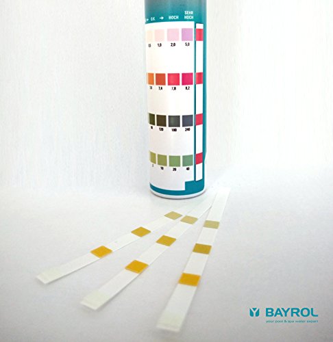 BAYROL 50x Pool Teststreifen pH Wert / Chlor / Alkalinität / Algizid - 2