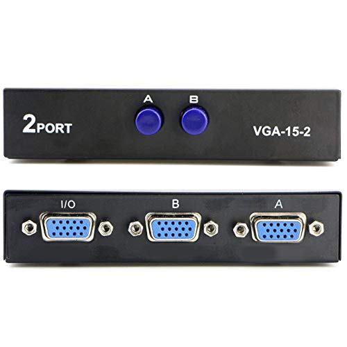 Pruthvik™ Pasow VGA 2 in 1 Out 2 Port VGA Switch Press Button Two Way VGA Vedio Switch for PC TV Monitor -Black RS.329 (93.00% Off) - Amazon Pruthvik™ Pasow VGA 2 in 1 Out 2 Port VGA Switch Press Button Two Way VGA Vedio Switch for PC TV Monitor -Black RS.329 (93.00% Off) - Amazon
