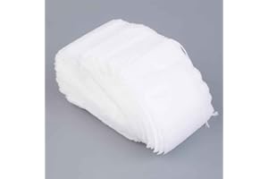 Elenxs bolsitas de té vacíos 100pcs 5.5x7CM Bolsas de té perfumado con una cuerda de papel Heal junta del filtro