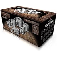 Blaumann BL-3135 6pieza(s) kit de cacerolas - Kits de cacerolas (Acero inoxidable, Acero inoxidable, Acero inoxidable, Vidrio, 24 cm, 20 cm)