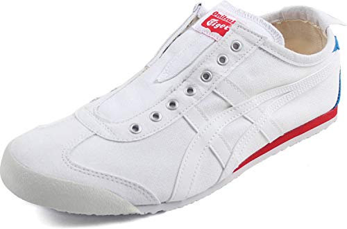 Onitsuka Tiger Asics - Asics Mexico 66 - Chaussures à Enfiler, 40.5 EU, White/White
