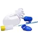 Produktbild YUMSUM 2000ML Unisex Männlich Weiblich Adapter Urinal Töpfchen Reise Wc mit Schlauch 48 CM / 18,8 "Spezielle Pinsel (L,Weiss)