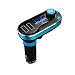 Produktbild Cyond Bluetooth FM Transmitter Auto Radio Bluetooth Adapter Freisprecheinrichtung mit Mikrofon, Dual USB Ladegerät 5V/2.1Afür iOS und Android Bluetooth-Geräte (Blau)