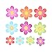 Produktbild TOPBATHY 10 pcs Anti-Rutsch Sticker Badewanne Sticker selbstklebend für Badezimmer Badewanne Dusche Bad Blumen Form