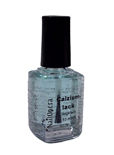 10 ml Nagellack Calziumlack - Pflegelack mit Calzium für stabile Nägel - Klarlack Base Coat Top Coat