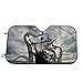 Produktbild YelloSun Car Windshield Sunshade Pirates of The Caribbean Kraken Ship Portable Universal Sunshade Keeps Vehicle Cooler for Car,SUV, Trucks, Minivan Automotive and Most Vehicle Sunshade (51 X 27 in)