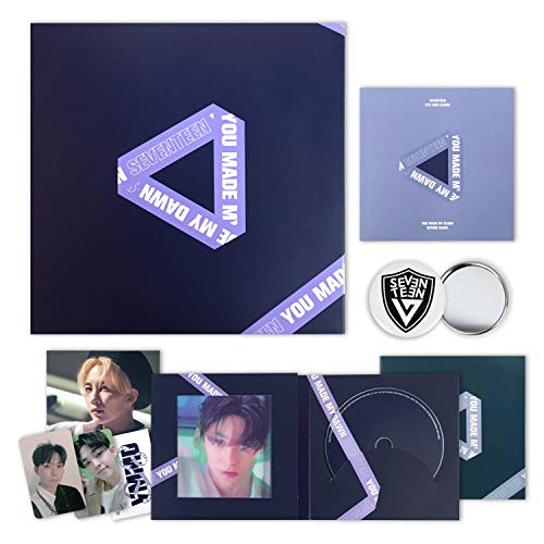 Preisvergleich Produktbild SEVENTEEN 6th Mini Album - YOU MAKE MY DAWN [ BEFORE DAWN ver. ] CD + Photobook + Lyrics + Lenticular Card + Photocard + Scene Card + Sticker + OFFICIAL POSTER + FREE GIFT / K-POP Sealed