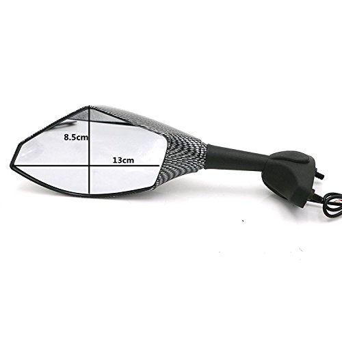 Motorrad Spiegel integrierter Turn Signal Spiegel Seite Rückspiegel Rückseite LED für Honda CBR 600 F4i 929 954 RR F1 F2 Hurricane - 6