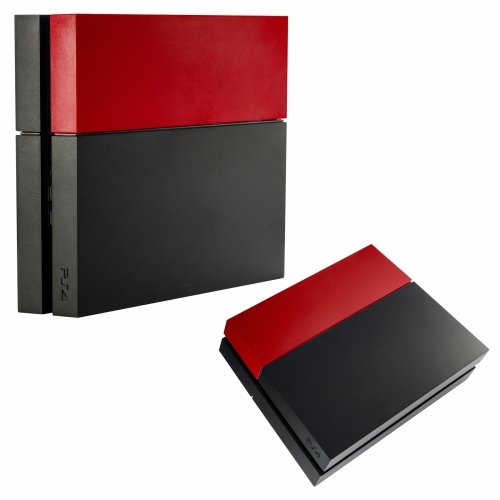 Preisvergleich Produktbild Playstation 4 Festplattenabdeckung HDD Cover matt (rot)