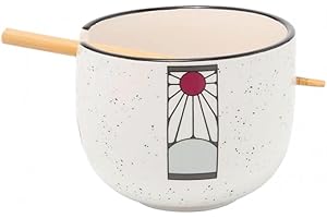 Just Funky Demon Slayer Logo Ramen Bowl 470ml, White