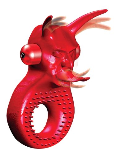 Preisvergleich Produktbild BMS Penisring"Diablo" mit Vibrations-Bullet in rot