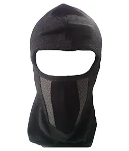 H-Store Full Black With Grey&Black Filter Bike Riders Anti Pollution Dust Sun Protecion Full Face Cover Mask BIKE RIDERS (Black)
