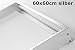 Produktbild LUMIXON LED Panel Rahmen Gehäuse Aufbaurahmen Aufputz-Rahmen Aluminium (Silber Eloxiert, 60x60)
