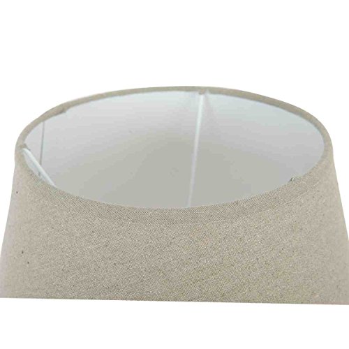 Clayre & Eef 6LAK0367 Lampenschirm Stoff grau ca. Ø 30 x 18 cm - 2