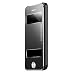 Produktbild Oats® Premium Hülle für Apple iPhone 5, 5s Schutzhülle in stylischem Aluminium Schutzhülle mit Sichtfenster Anrufe schnell Annehmen Hard Cover Flip Back Case Tasche Bumper - von OKCS® in Schwarz