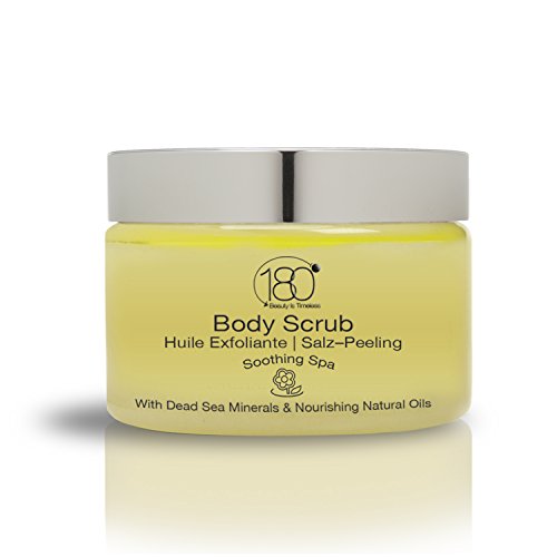 OFERTAS DEL DÍA - Crema corporal con sal y aceite de 180 Cosmetics, sal del mar Muerto nutritiva y exfoliante, Soothing Spa, 250 ml