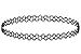 Kaizer Jewelry Shraddha Kapoor Style Vintage Stretchable Fake Black Tattoo Choker Necklace For Women / Girls (Forever Gift) RS.99.00
