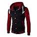 Produktbild Luckycat Herren Print Coat Jacket Outwear Pullover Winter Slim Hoodie Warmes Kapuzenpulli Winterjacke Steppjacke Daunenjacke Parka Mäntel Jacken