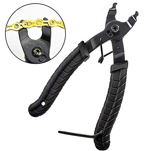 Wellouis Bike Chain Plier, Bicycle Chain Quick Link Connector Open Close Pliers Repair Tools, Black