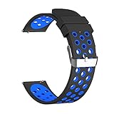 7Lucky Uhrenarmband Silicone,Sport Armbänder,Ersatz Band Smart Watch Band Gurt Handgelenk Armband Kompatibel für Huawei Watch GT (Blau)