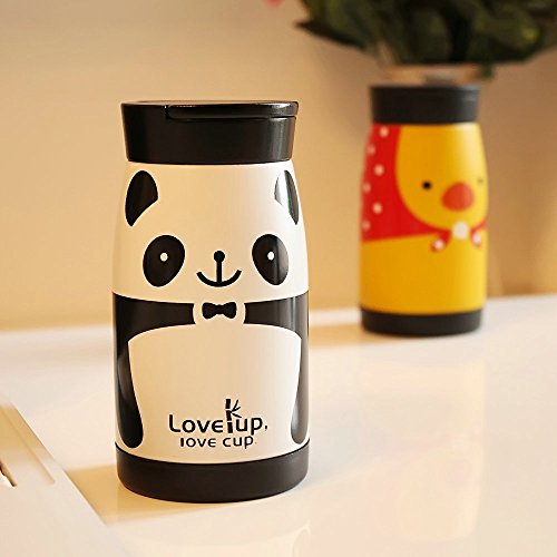 UPSTYLE Vakuum Cup Multifunktions Kinder Edelstahl Wasser Flasche mit Trinkhalm Lovely Muster Kinder thermoses, 8.79oz, SC011 - 6