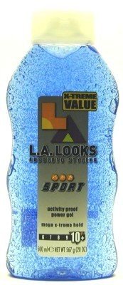 LA Looks #10 Gel Sport Look Extreme Hold 473 ml (Blue) (Case of 6)