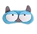 Produktbild Lumanuby 1x Blau Fuchs Schlafmaske mit Kühlkissen Plüsch Lichtdicht Augenmaske für Reisen Entspannung Schlafen, Schlafbrille Serie Size 20 * 7.5cm